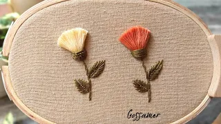 Easy Tassel Flower Embroidery Tutorial For Beginners | Gossamer's Garden Embroidery | Gossamer