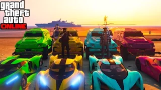 ESPION FUYARD DESTRUCTEUR VS TEAM LASALLE  - GTA 5 ONLINE