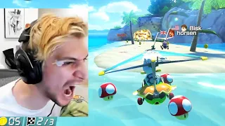 xQc LOSES IT Playing Mario Kart Online