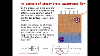 Unsaturated Flow in Soil