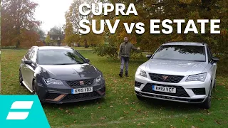 Twin test: Cupra Ateca vs Seat Leon Cupra R ST