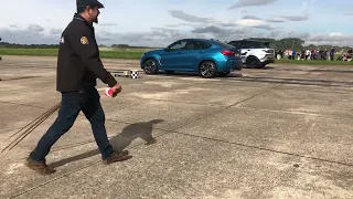 Range Rover SVR VS BMW X6M Drag Race