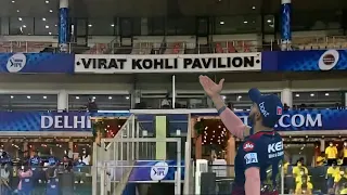 Virat Kohli took entry on Virat Kohli pavilion stand in IPL 2023 Feroz Shah Kotla Stadium