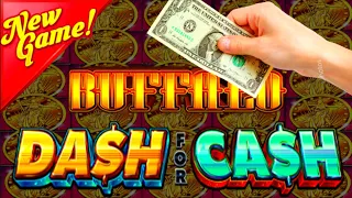 NEW SLOT ALERT! I Only Had $1 To Turn Into A Non Taxed JACKPOT HAND PAY! Buffalo Dash For Cash