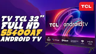 TV TCL 32" S5400AF FULL HD ANDROID TV - A MELHOR TV até 32" - Teste c/ JOGOS e MONITOR