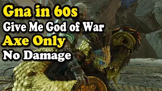 God of War Ragnarok: Gna in 60 seconds. Give Me God of War - Leviathan Axe Only - No Damage