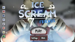 Ice Scream 7 Friends : lis unofficial  main menu