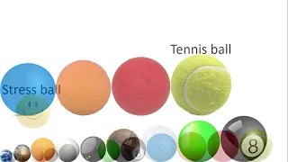 Balls Size Comparison (ft. @reigarw)