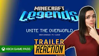 Minecraft Legends TRAILER REACTION!