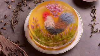 3D Jelly Cake - Carving a 3D Chicken