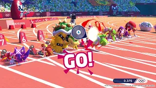 Mario & Sonic at the Olympic Games Tokyo 2020: 100m World Record 8.764 (Under 9 seconds)