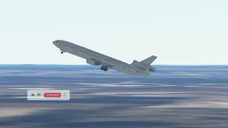 Mystery in the Skies: Unmarked DC-10 Takes Flight in Infinite Flight