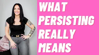 Explaining What Persist Until It Hardens Into Fact Really Means | Kim Velez