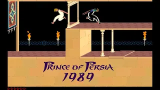Prince of Persia 1989 PC | Complete Gameplay | Level by Level | All Life Upgrades