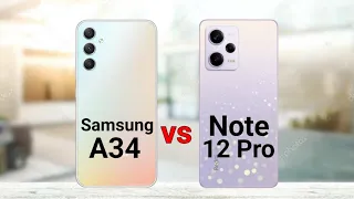 Samsung Galaxy A34 vs Redmi Note 12 Pro