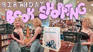 Birthday BookStore Vlog 🎂 🥳 🎉 book shopping at Barnes & Noble + haul
