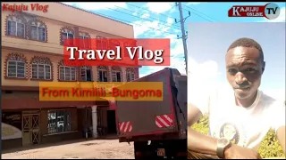 CRISPUS FUNNY TRAVEL|TRAVELING TO BUNGOMA TOWN| FROM KIMILILI USING THE BIKE