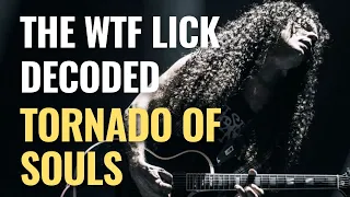 Tornado Of Souls - THE WTF LICK ULTIMATE TUTORIAL - SUBTITLES Efficient Guitar