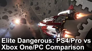 Elite Dangerous: PS4/PS4 Pro/Xbox One/PC Graphics Comparison + Frame-Rate test