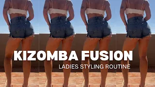 Kizomba Fusion Ladies Styling Routine - Part 1 of 2
