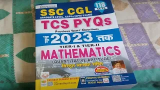 Kiran SSC CGL Maths TCS PYQ Till March 2023 Updated Tier 1 & Tier 2 Solved Papers Best Book