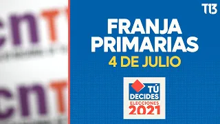 Franja primarias presidenciales: 4 de julio #TúDecides