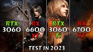 RTX 3060 vs RX 6600 XT vs RTX 3060 Ti vs RX 6700 XT - Test In 2023 at 1440P🔥