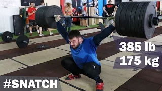 SNATCH  - 175kg / 385 lbs /A.TOROKHTIY