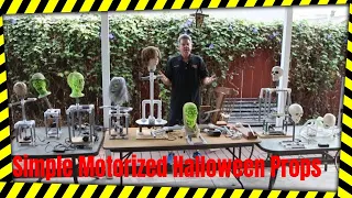 Simple Motorized Halloween Props