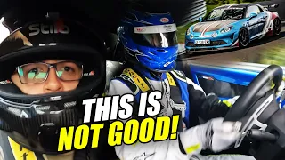 NASTY SURPRISE in Alpine A110 GT4 on the Nürburgring!