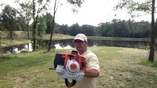 Trimming up TREES With a Pole Saw!  Using a Stihl KM 94