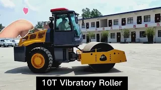 Road Roller 10 Ton Driving Test Video