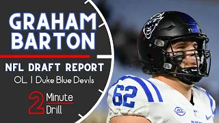 Graham Barton: The Silent Enforcer | 2024 NFL Draft Report & Scouting Profile