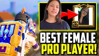 I PLAYED WITH THE BEST FEMALE PRO PLAYER IN PUBG MOBILE!!