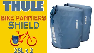 J'installe une Paire de Sacoches Arrières Thule Shield 25L Bleu