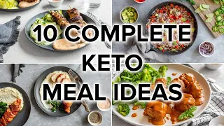 10 Easy Low Carb & Keto Meal Ideas [Side Dish Included]