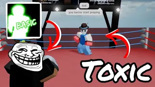 TROLLING TOXIC PLAYERS WITH BASIC | UNTITLED BOXING GAME