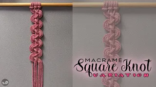 Macrame Square Knot Variation | #Shorts