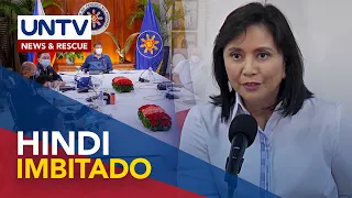 VP Leni, hindi imbitado sa full Cabinet meeting ni Duterte sa Oct. 12 - Malacañang