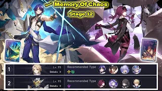 E0 Dr.Ratio & E0 Kafka, E1 Black Swan Memory Of Chaos 12 v2.0 | Honkai: Star rail