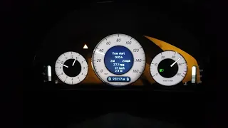 CLK 320 CDI 0-60Mph Launch Control 2nd Attempt 6.0s Acceleration