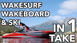 Wakesurf, Wakeboard and Ski in 5 Minutes! w/ 2018 Centurion Boats