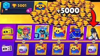 NONSTOP to 5000 TROPHIES Without Collecting BRAWL PASS! Brawl Stars