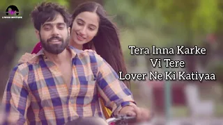 Lover Title Track (LYRICS) - Sachet Tandon | GURI | Guri, Ronak Joshi | Babbu