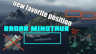 Radar Minotaur - Spezial Middle MAP Position - WOWS