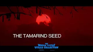 The Tamarind Seed (1974) title sequence