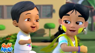 Holi Hai Song, होली है गीत, Happy Holi Song, Golu Molu Hindi Rhymes for Children