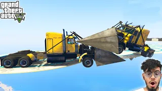 Cars Vs Aeroplane Vs Cars 99.99999% People Cannot Win This Challenge in GTA 5!