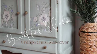 Make Your Wooden Chest Feel Brand New | Blending Paint & Applying Transfers