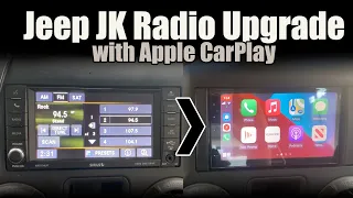 Replacing the factory radio with Kenwood DMX4707S in a Jeep JK Wrangler